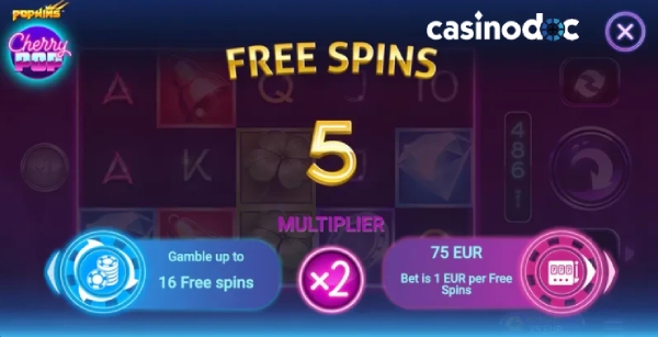 La fonctionnalité Free Spins de Cherry Pop