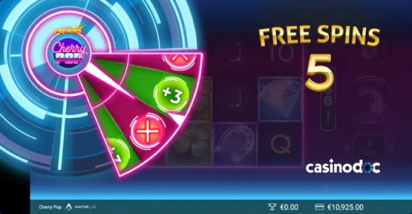 free spins cherry pop
