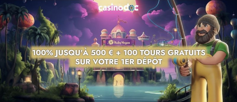 bonus de bienvenue ruby vegas