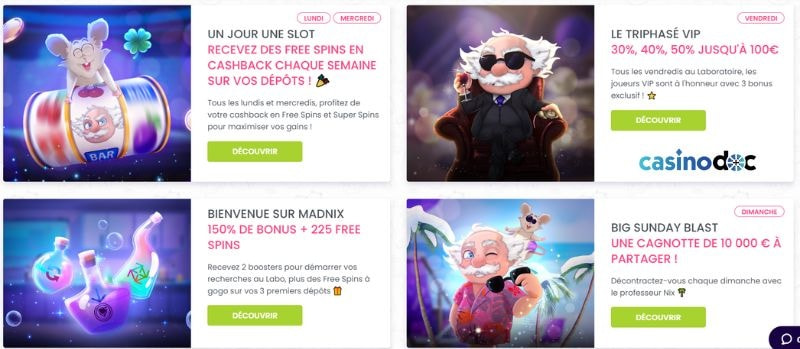 promotions madnix casino