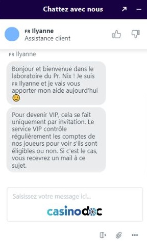 service client madnix casino