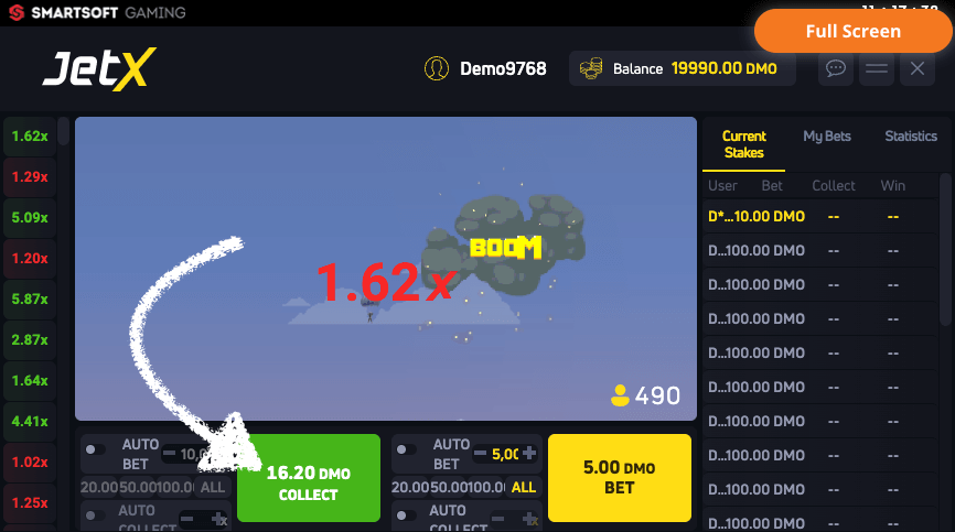 Cash out sur Jetx