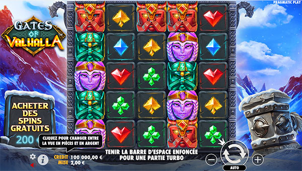 Gates of Valhalla de Pragmatic Play