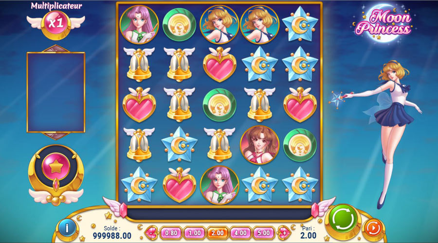 machine à sous moon princess