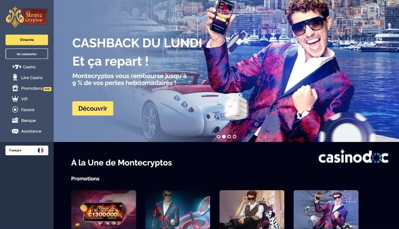 accueil montecryptos casino