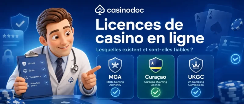 Licence de casino en ligne offshore. Illustration CasinoDoc.org