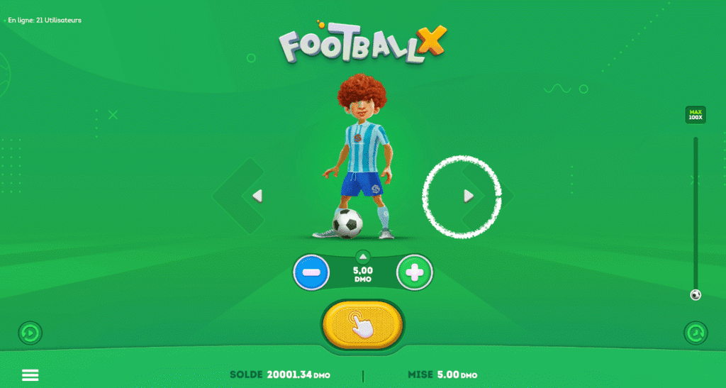 Choisissez votre joueur sur football X