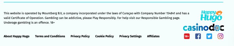 Section Responsable Happy Hugo Casino