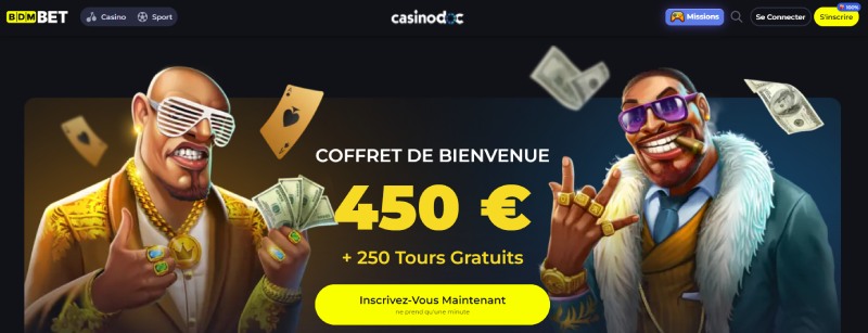 Accès au site BDMBet