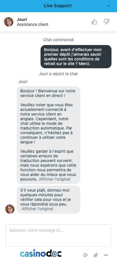 Le service client de Casombie