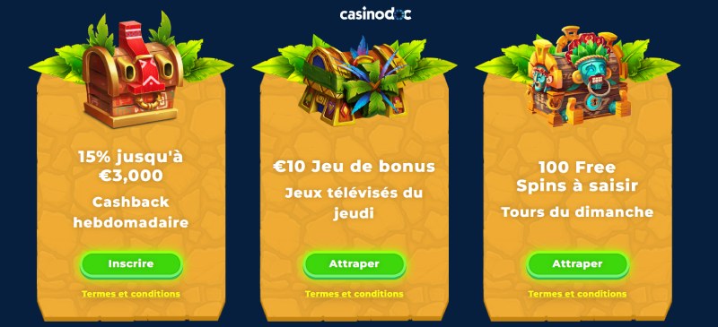 autres promotions wazamba