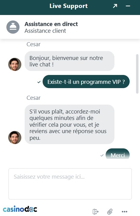 service client wazamba