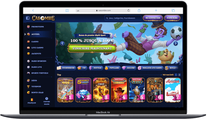 interface pc macbook air du casino casombie