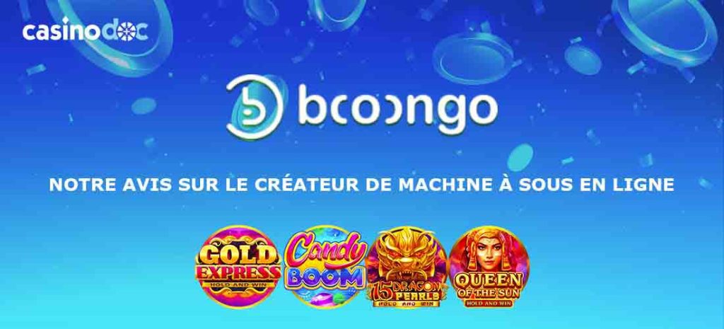 infographie créateur de jeu Booongo