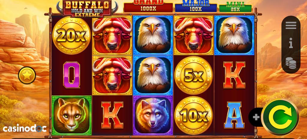 Buffalo Hold and Win Extreme par Booming Games