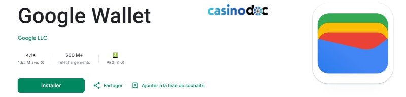Google Wallet meilleurs casinos Google Pay