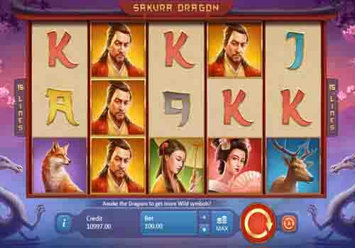 sakura dragon game interface