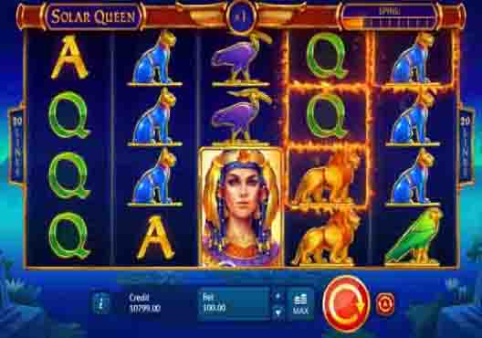 solar queen game interface