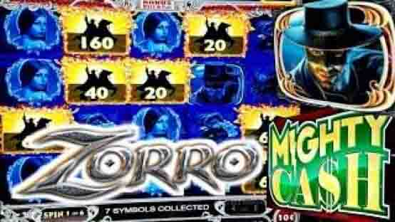 machine à sous Zorro Mighty Cash