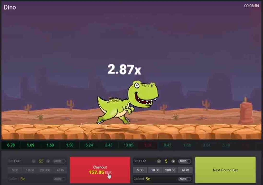 dino cashout