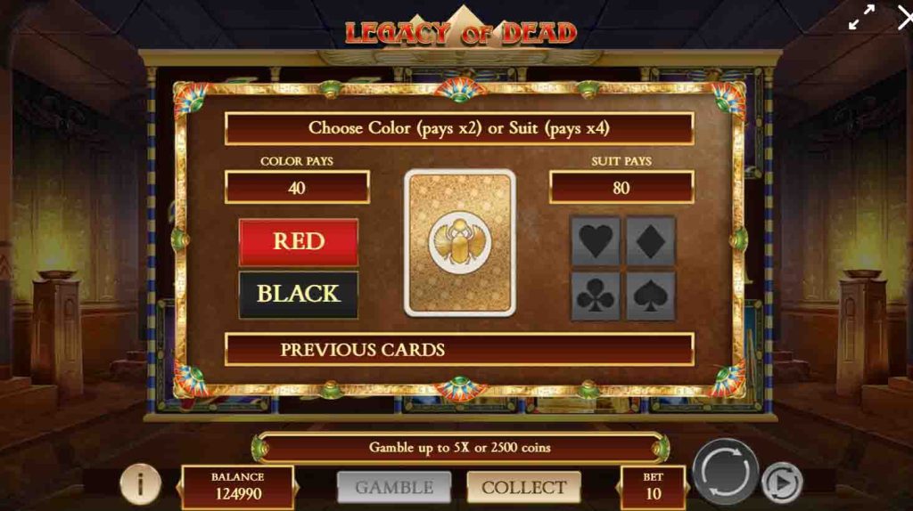 fonction gamble legacy of dead