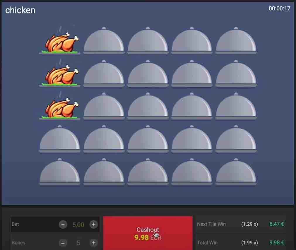mini-jeu chicken