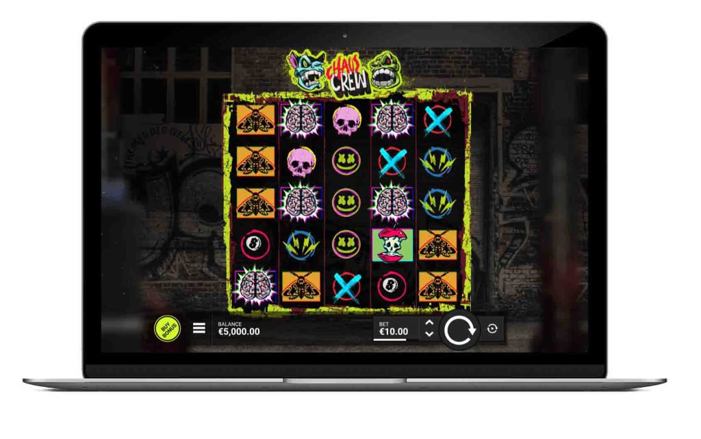 chaos crew de hacksaw gaming sur ordinateur