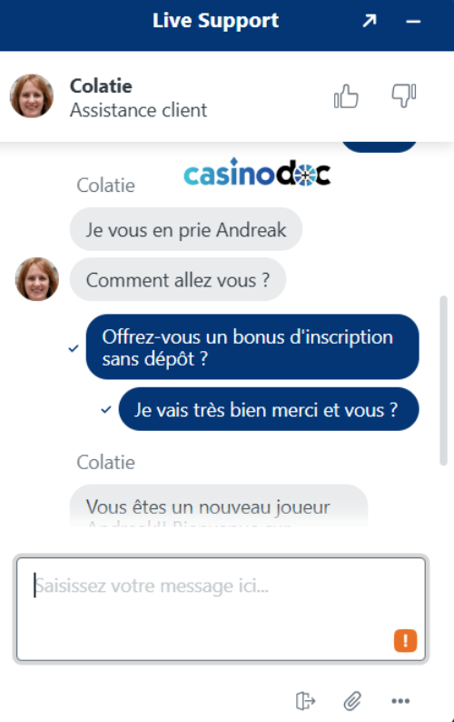 assistance client chez sg casino