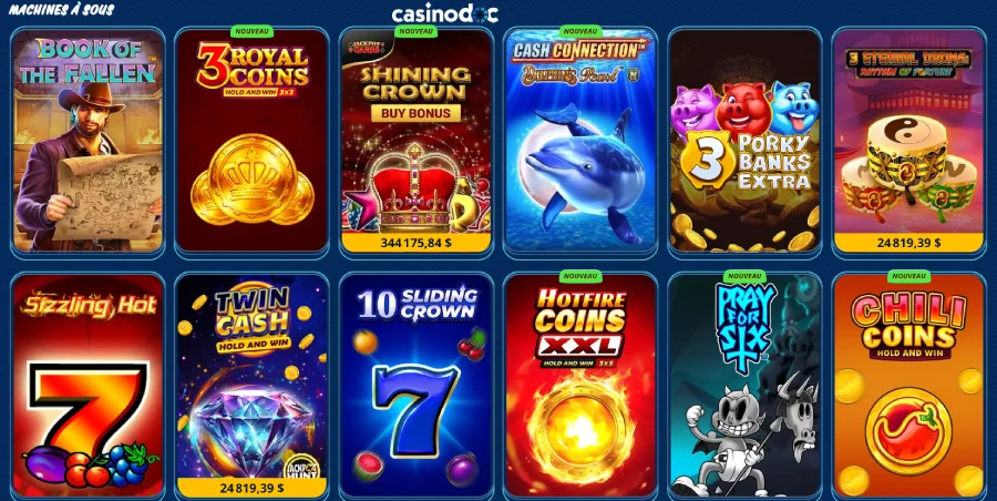 machines à sous sur sg casino