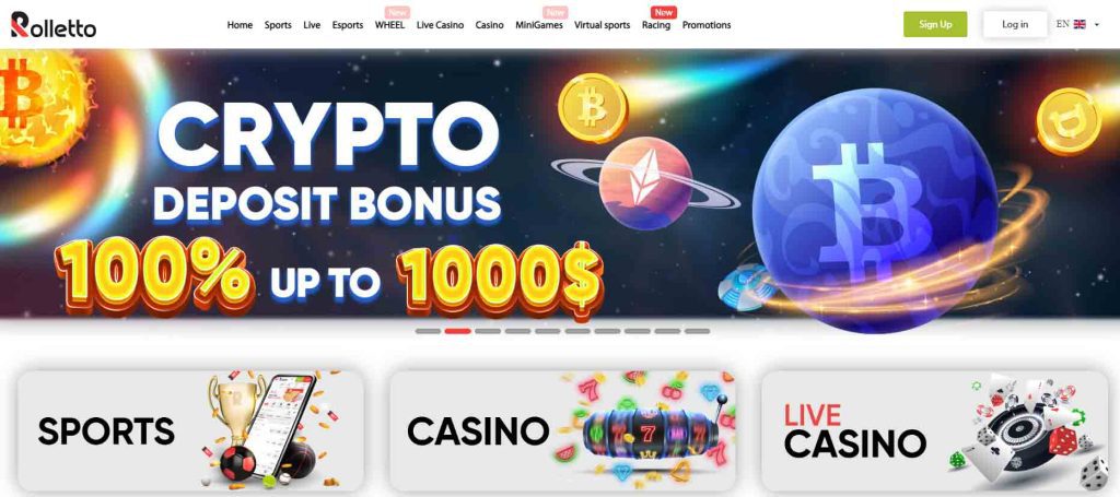 interface rolletto casino