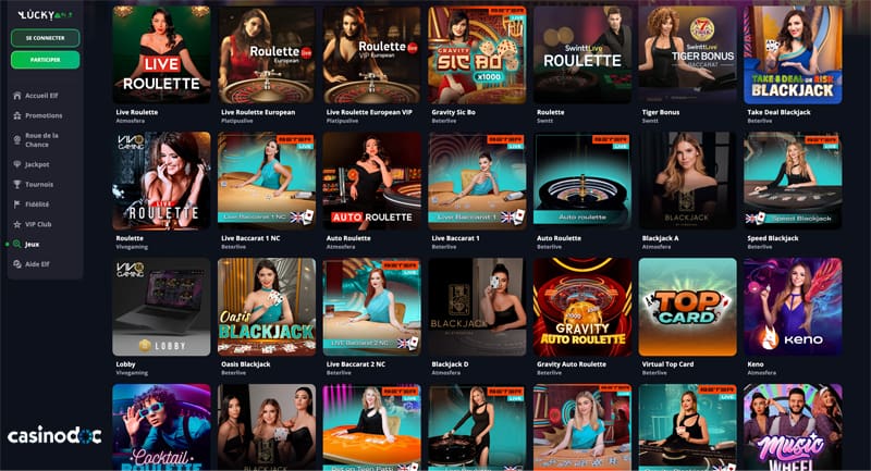 jeux live lucky elf casino