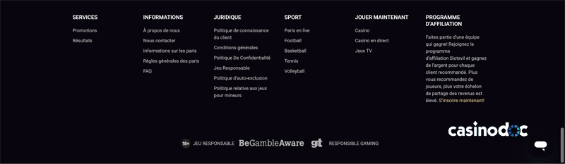 sécurité slotsvil