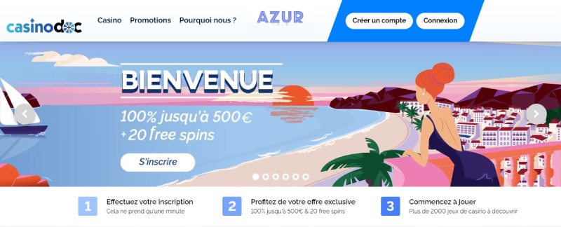 Welcome Bonus Azur Casino