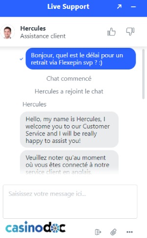 Live Chat Frumzi Casino