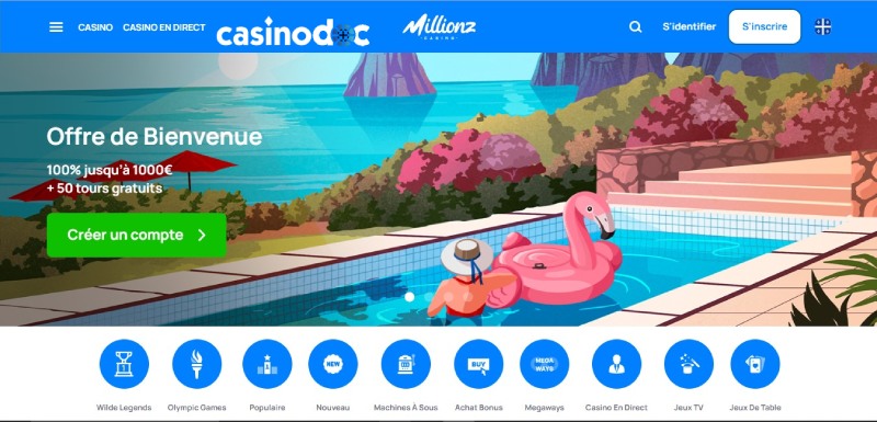 Accueil Millionz Casino