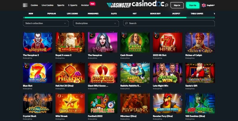 machines à sous casinozer