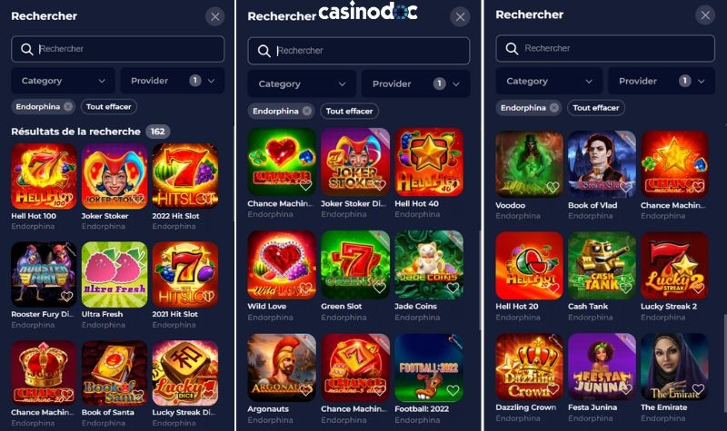 machines à sous nine casino