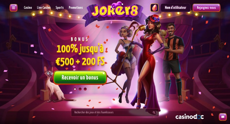 Accueil Joker8