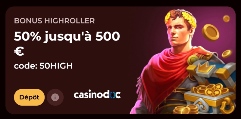 Bonus Highroller Roman Casino