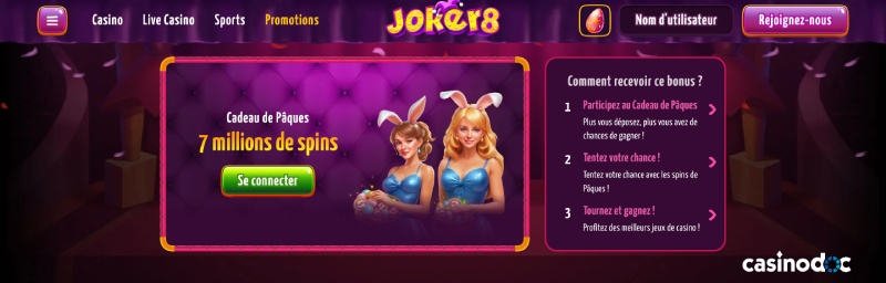 Le cadeau de Pâques sur Joker8