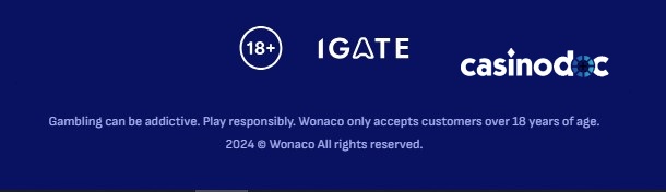 Sécurité Wonaco Casino