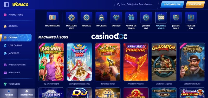 Slots Wonaco Casino