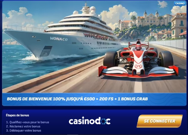 Welcome Bonus Wonaco Casino