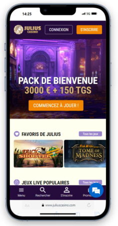julius casino mobile ios
