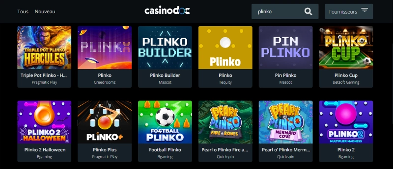 section mini jeux x7 casino