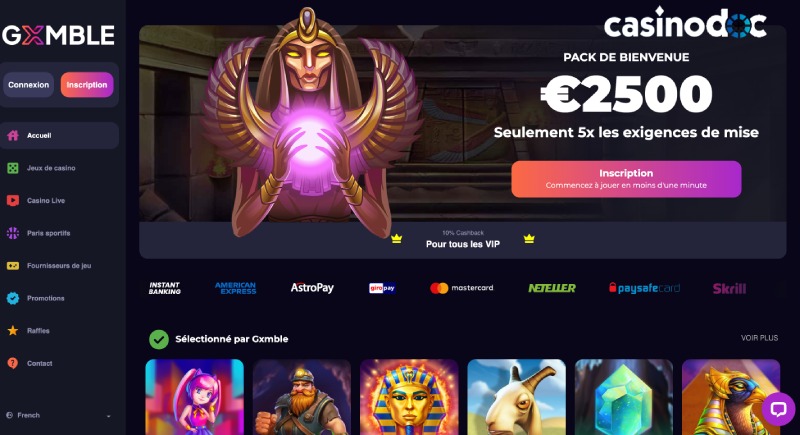 Accueil Gxmble Casino