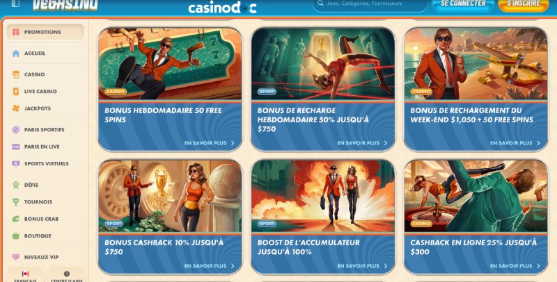 Autres Promotions Vegasino