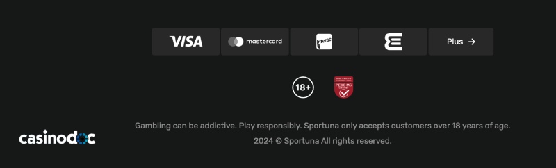 Sécurité Sportuna Casino