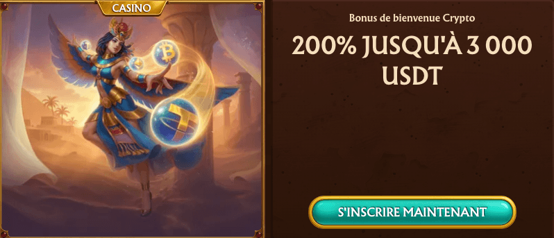 Bonus de bienvenue crypto sur amunra casino