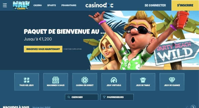 accueil Nalu Casino